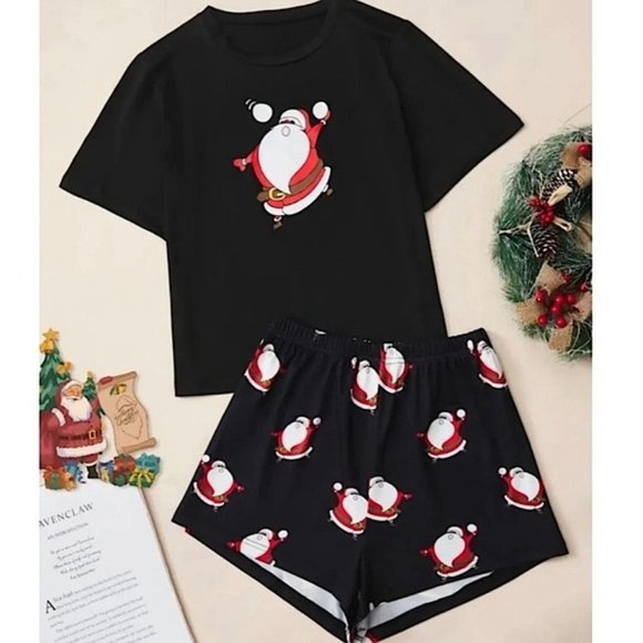 Best HD Pictures about  Christmas Pajamas Shorts Set  with No AI Images